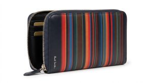 Paul Smith(ポールスミス)の「マルチストライプ ラウンドファスナー長財布」