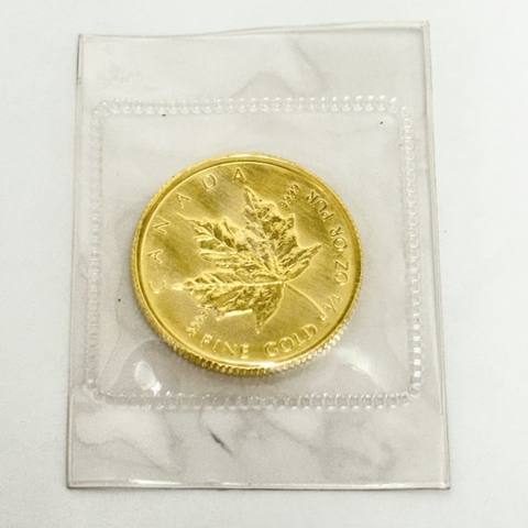 カナダ メイプルリーフ金貨 純金 K24 高価買取｜高崎市貝沢町
