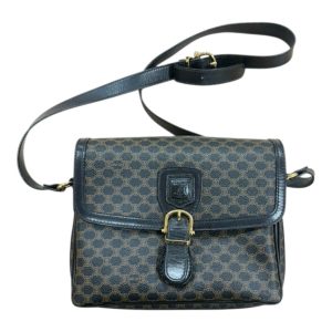 CELINE（セリーヌ）マカダム柄 フロントベルト ショルダーバッグ