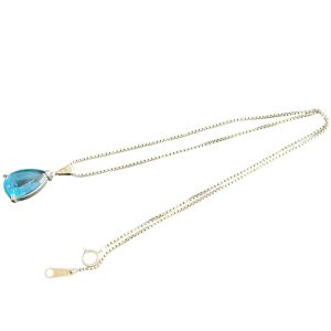 Pt900 プラチナ900 ネックレス アクアマリン 貴金属