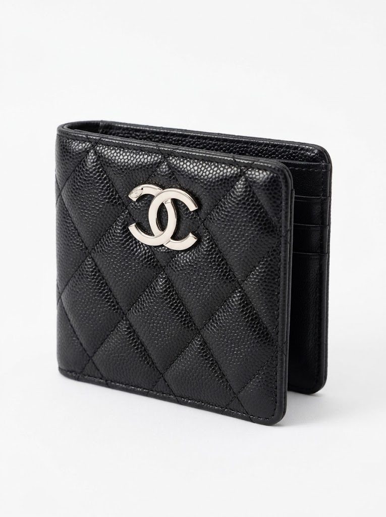 シャネル（CHANEL） キャビアスキン / 二つ折り財布