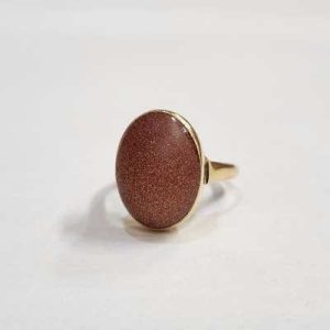 【K18 18金 サンドストーン リング】高価買取 査定無料｜伊勢崎市下植木町