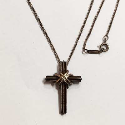 【TIFFANY&Co. ティファニー シグネチャー クロス ネックレス SV925×K18】高価買取 査定無料｜伊勢崎市西小保方町