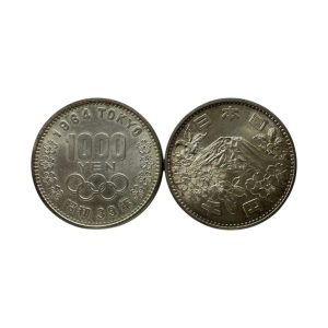 旧千円銀貨　東京五輪開催記念硬貨　10枚