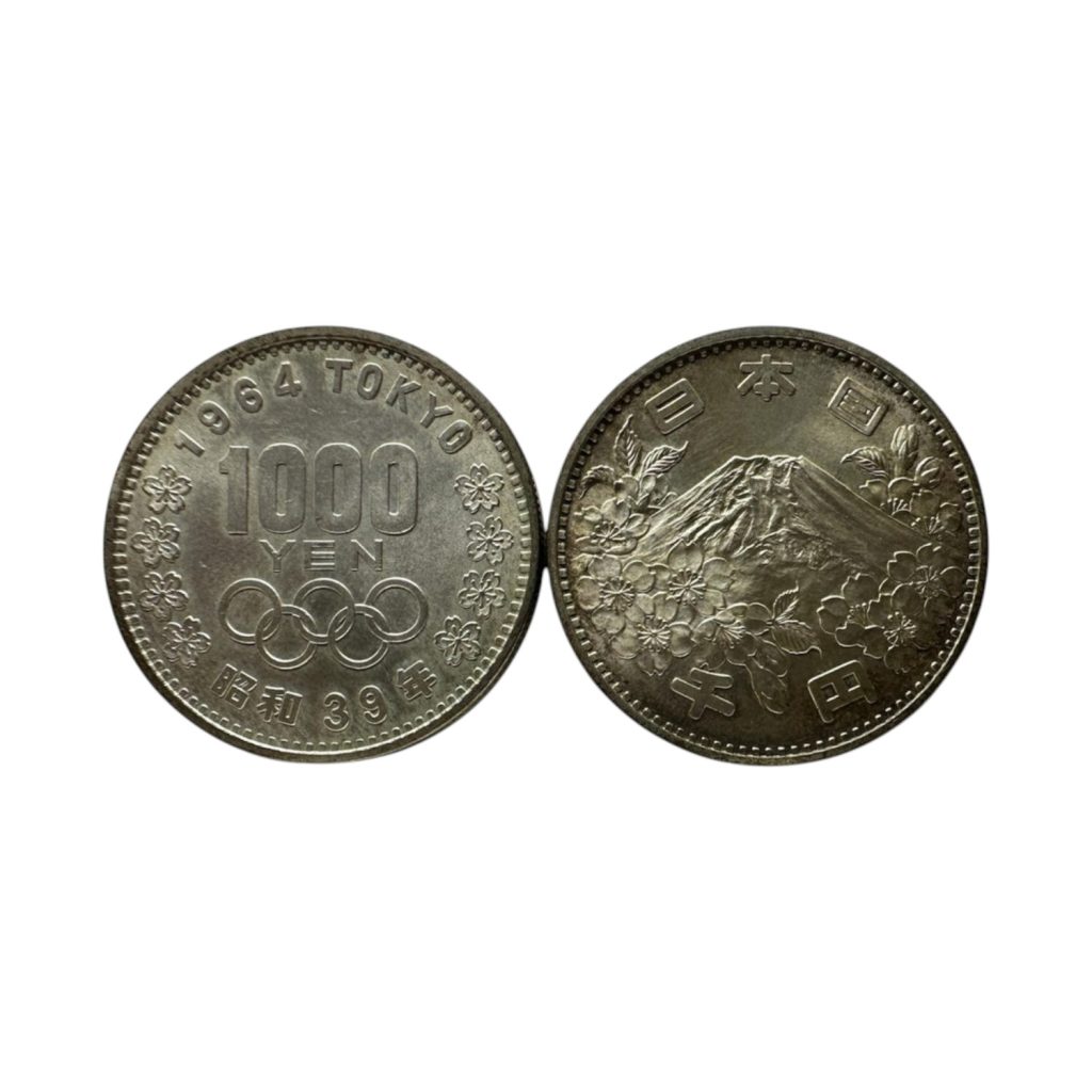 旧千円銀貨　東京五輪開催記念硬貨　10枚