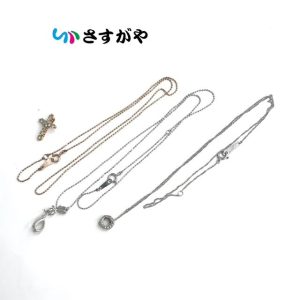 K18 K10 金 ホワイトゴールド ネックレス アクセサリー