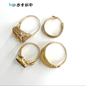 K18 K14 金 リング ピアス アクセサリー